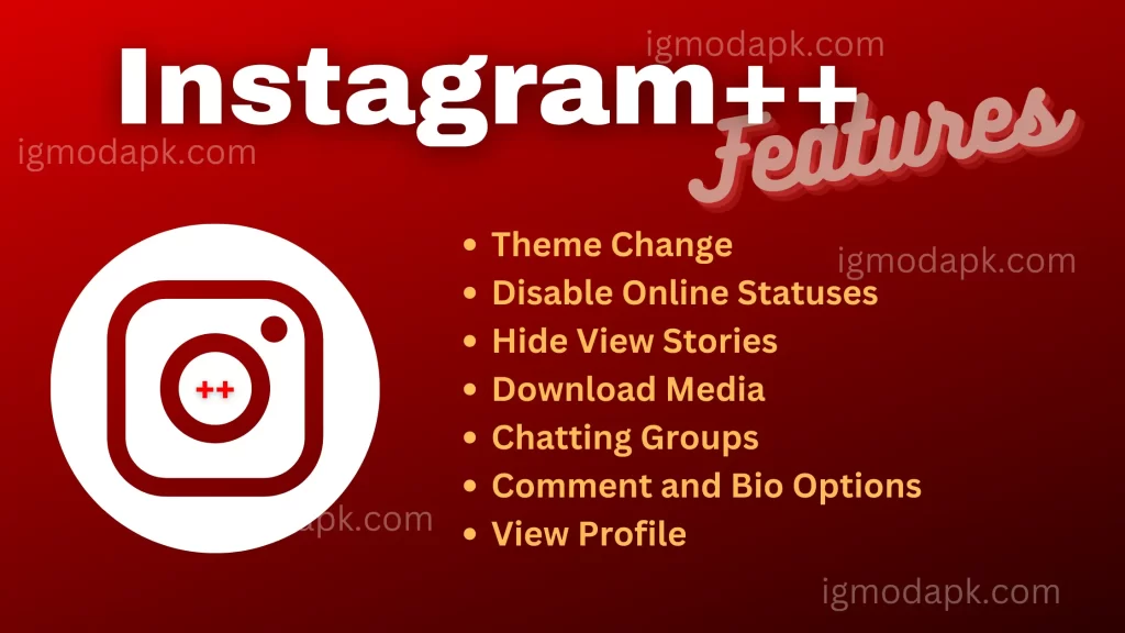 Instagram++ APK là ứng dụng hoàn hảo để tải xuống và sử dụng Instagram với nhiều tính năng tiện ích hơn. Tải ngay hôm nay để trải nghiệm một trải nghiệm Instagram mới mẻ.